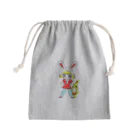 あめりのうさぎ小屋のえっへん！Ms.Bunny Moogとさかなちゃん Mini Drawstring Bag