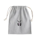 Japanese_NomadのPanda with love  Mini Drawstring Bag