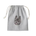 愛犬のドッグフード代を稼ぐTシャツ屋さんのにっこり犬マメ(リアル) Mini Drawstring Bag