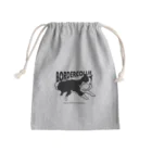 I.R.M.G.のボーダーコリー　フリスビー Mini Drawstring Bag