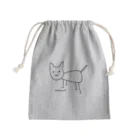 ナオ / CandyLip店のシュールな猫 Mini Drawstring Bag