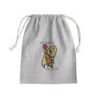 ダイナマイト87ねこ大商会の土偶をかき鳴らすハニワです Mini Drawstring Bag