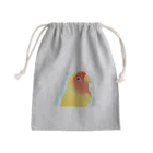 まめるりはことりのほんわかコザクラインコ　ルチノー【まめるりはことり】 Mini Drawstring Bag