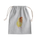 まめるりはことりのコザクラインコ　おすましルチノー【まめるりはことり】 Mini Drawstring Bag