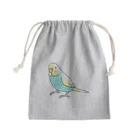 まめるりはことりのごきげんセキセイインコ【まめるりはことり】 Mini Drawstring Bag