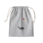 風の色えんぴつのダイビング：ハート泡 Mini Drawstring Bag