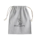 Fios shopのシュッとしたスフィンクスイラスト Mini Drawstring Bag