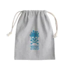 NOBODY754のSurvived 2020 (Blue) Mini Drawstring Bag