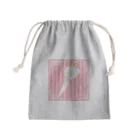 まめるりはことりのオカメインコ　ハートルチノーオカメインコ【まめるりはことり】 Mini Drawstring Bag