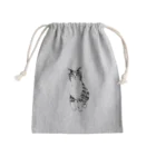 あらやん商店のしまみけねこのおこげ Mini Drawstring Bag