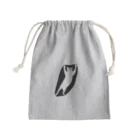 café TIGERの踏ん張って穴を伸ばす猫 Mini Drawstring Bag