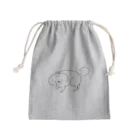 くらきち ONLINE SHOPのいぬまゆげの散歩 Mini Drawstring Bag