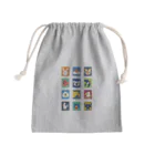 イラストレーター いしいたつやの12アニマル Mini Drawstring Bag