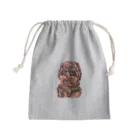 Cranberry Boon の木村さんちのモフモフワンコ Mini Drawstring Bag