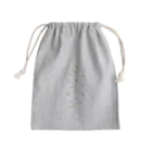 パステルのパステル恐竜_３D Mini Drawstring Bag