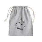 ꧁あふぇくしょん꧂の犬を描いてと言われました。 Mini Drawstring Bag