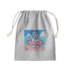 SWEET＆SPICY 【 すいすぱ 】ダーツの🐶夏が楽しみすぎる犬🌞🌊（ドット） Mini Drawstring Bag