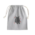 テンちゃん一家の黒猫レイリー2 Mini Drawstring Bag