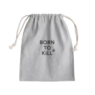 stereovisionのBORN TO KiLL（生来必殺）とピースマーク Mini Drawstring Bag