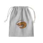 OGNdesignの海老　エビ　shrimp　NO.36 Mini Drawstring Bag