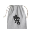 風天工房の鬼（黒） Mini Drawstring Bag