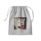 Husky'S Herb Gardenのちびっ子ハスキー チコリちゃん Mini Drawstring Bag