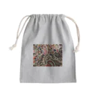 異物混入のステッカー山 Mini Drawstring Bag