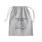 屋台 urukaのMECCHA NEMUI さめ Mini Drawstring Bag