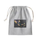 itukanの虹ねこ🌈 Mini Drawstring Bag