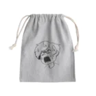 思う屋の焦り顔 Mini Drawstring Bag