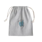 うらめし屋　のグラス　もってる Mini Drawstring Bag