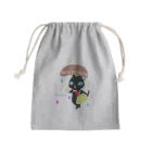 Lani＊Lani-online shop-のくろねこ　にゃ～ご＊ Mini Drawstring Bag