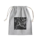 コドモ デザインのDay444 crayon art black Mini Drawstring Bag