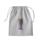 瑠愛☆ピアノ弾き語りの黒ひょうルアたん Mini Drawstring Bag