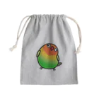 Cody the LovebirdのChubby Bird ルリゴシボタンインコ Mini Drawstring Bag