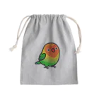 Cody the LovebirdのChubby Bird ルリゴシボタンインコ Mini Drawstring Bag