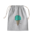 なでしこ@デザインのチョコミントアイスクリーム Mini Drawstring Bag