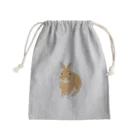 松子のシンプルなうさぎさん Mini Drawstring Bag