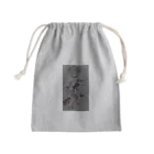 a i︎ ︎☺︎のfuck'in flowers （黒いバラ） Mini Drawstring Bag
