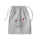 えむらぼのどうぶつTシャツの訳）わたしはオバケです Mini Drawstring Bag