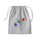 HALKOZOUのおくすりさん Mini Drawstring Bag