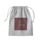 髙橋えちるもの気高い犬 Mini Drawstring Bag