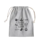 MOCOデザインのしりとりループ Mini Drawstring Bag