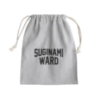 JIMOTOE Wear Local Japanの杉並区 SUGINAMI WARD Mini Drawstring Bag