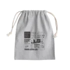 PANDA panda LIFE***のロゴロゴ　パンダ Mini Drawstring Bag