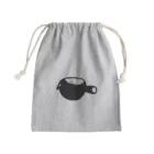 KAKKO TEAのKyusu girl.BLACK Mini Drawstring Bag