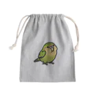 Cody the LovebirdのChubby Bird カカポ Mini Drawstring Bag