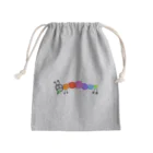 つちのこ工房のカラフルないもむし Mini Drawstring Bag