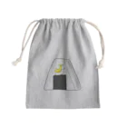 こんぺい工房のおにぎりに登るバナナ Mini Drawstring Bag