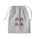 どうぶつの水彩画店のキャバリア Mini Drawstring Bag